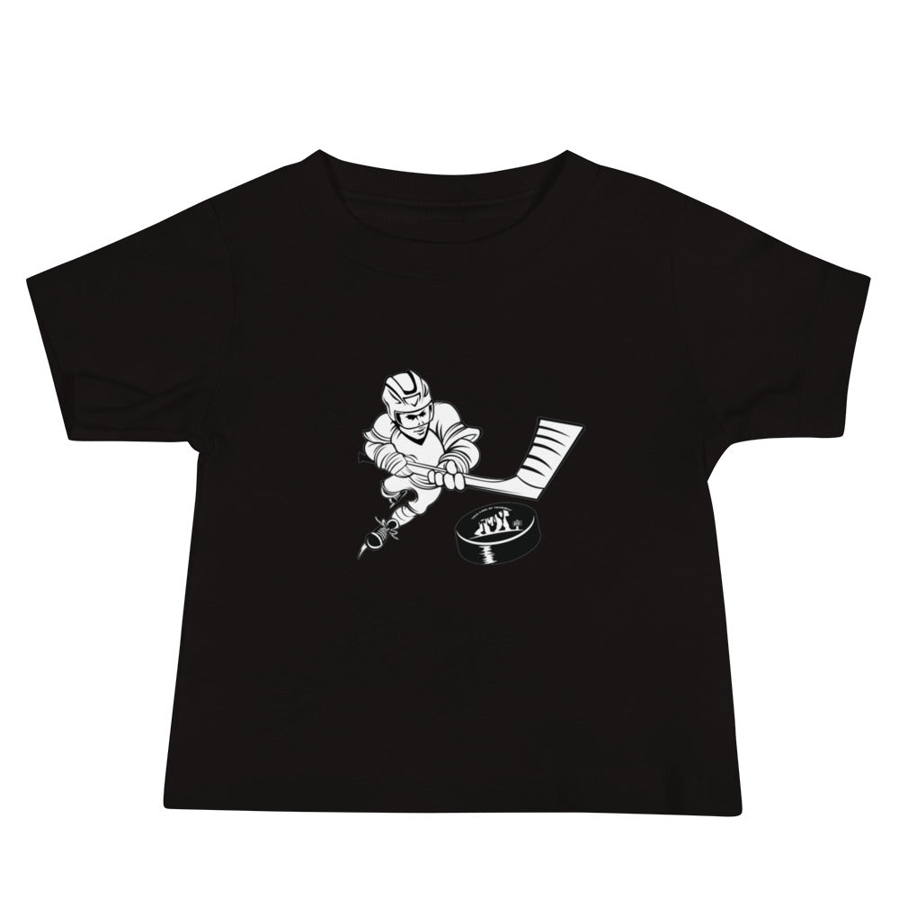 Hockey Tee (Black and White)