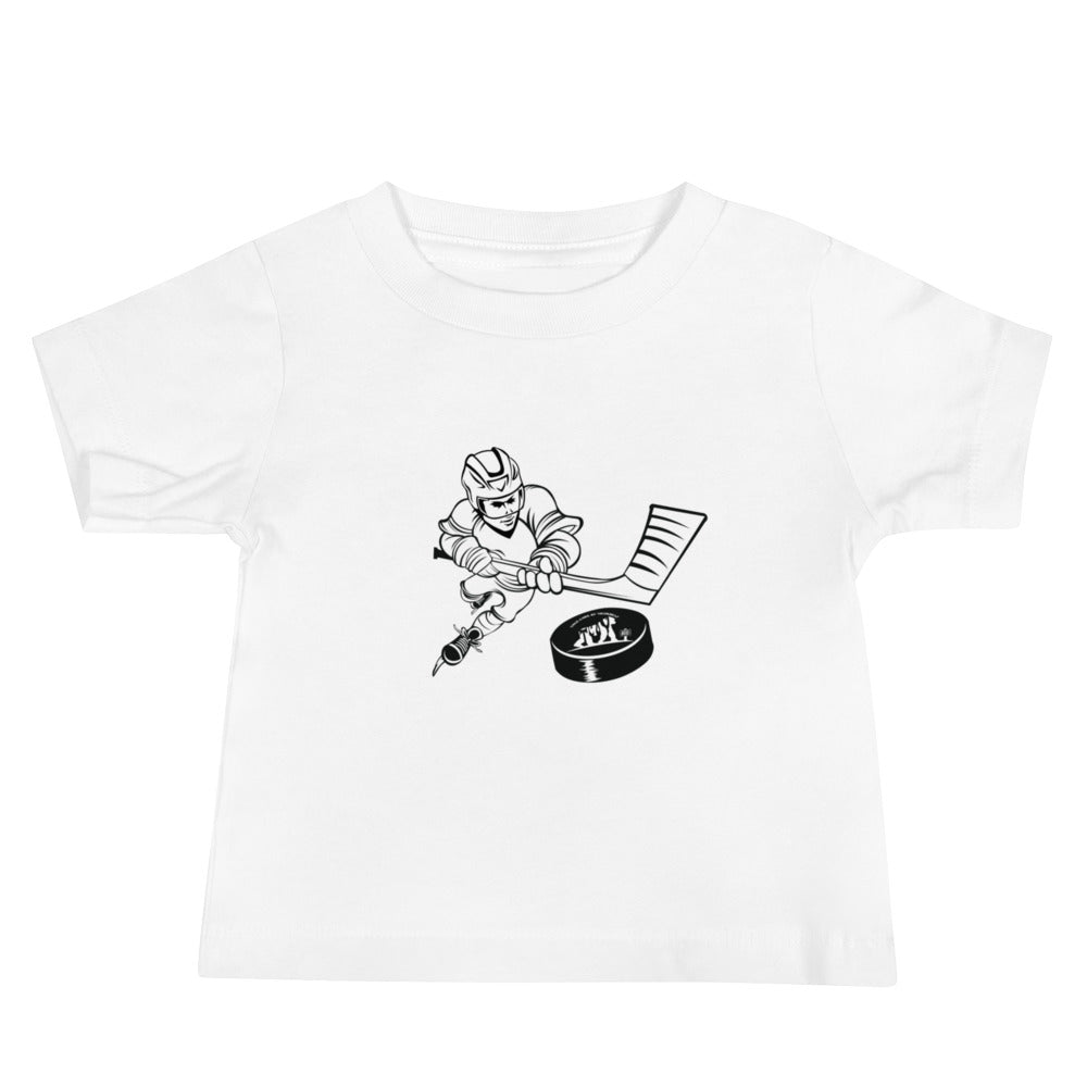 Hockey Tee (Black and White)