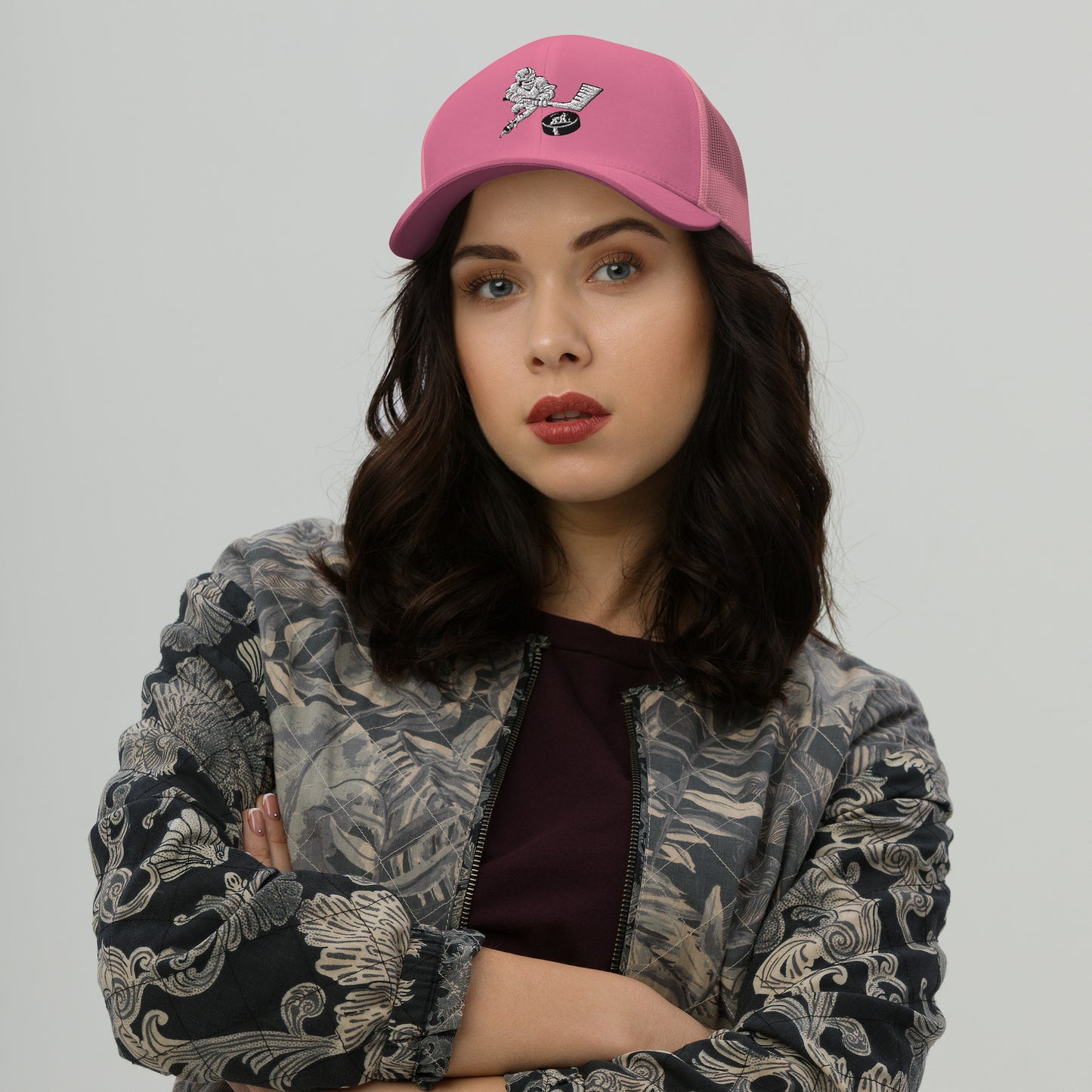 Hockey Hat (Black and White)
