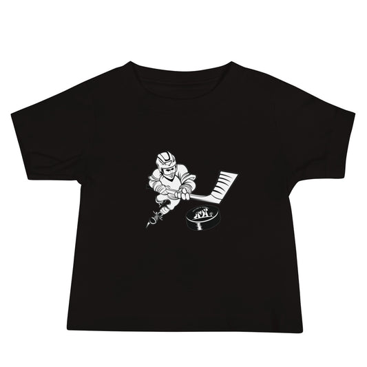 Hockey Tee (Black and White)