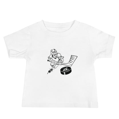 Hockey Tee (Black and White)
