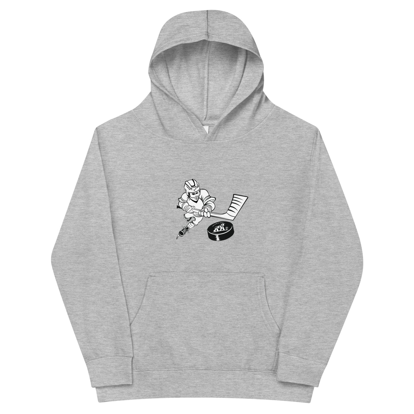 Hockey Kids Hoodie (Black and White)