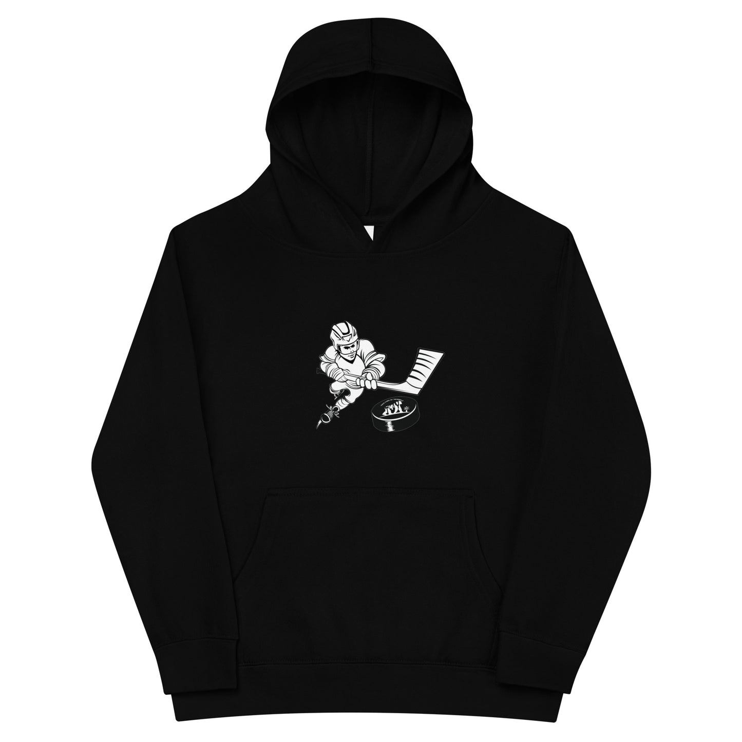 Hockey Kids Hoodie (Black and White)