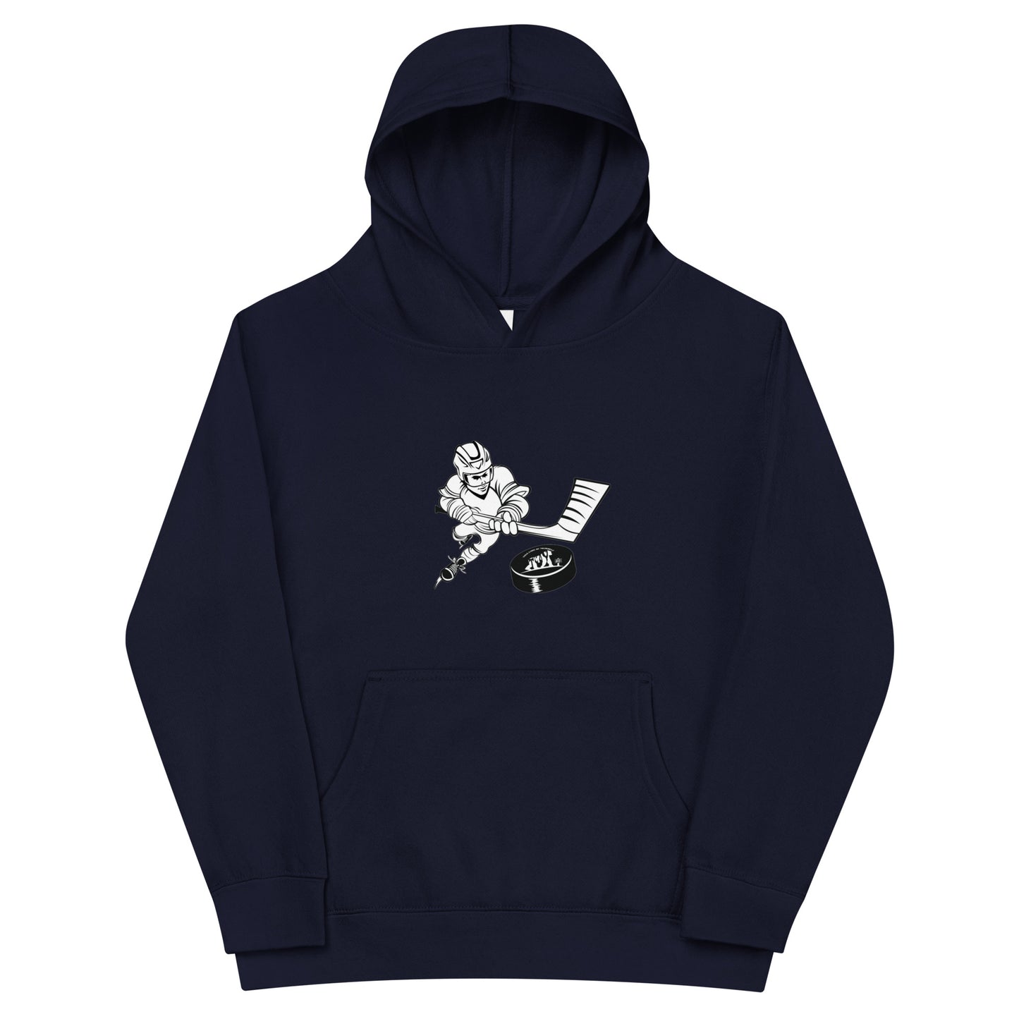 Hockey Kids Hoodie (Black and White)