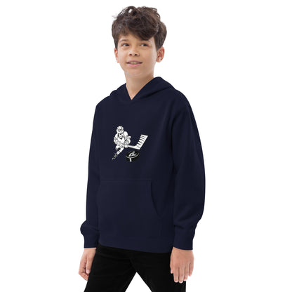 Hockey Kids Hoodie (Black and White)