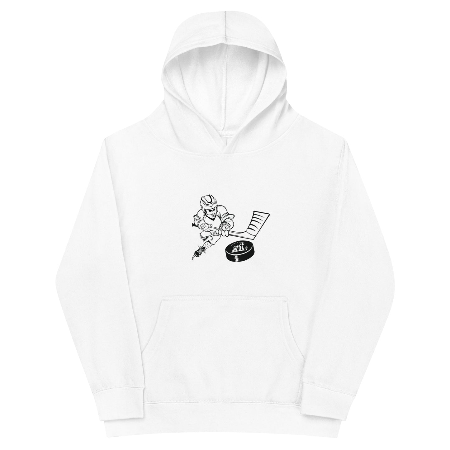 Hockey Kids Hoodie (Black and White)