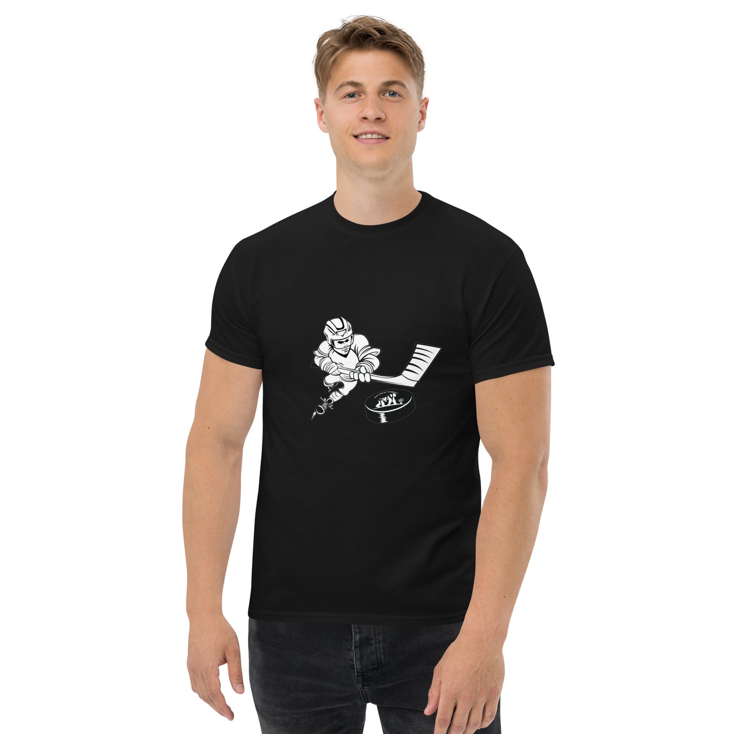 Hockey T-Shirt (Black and White)