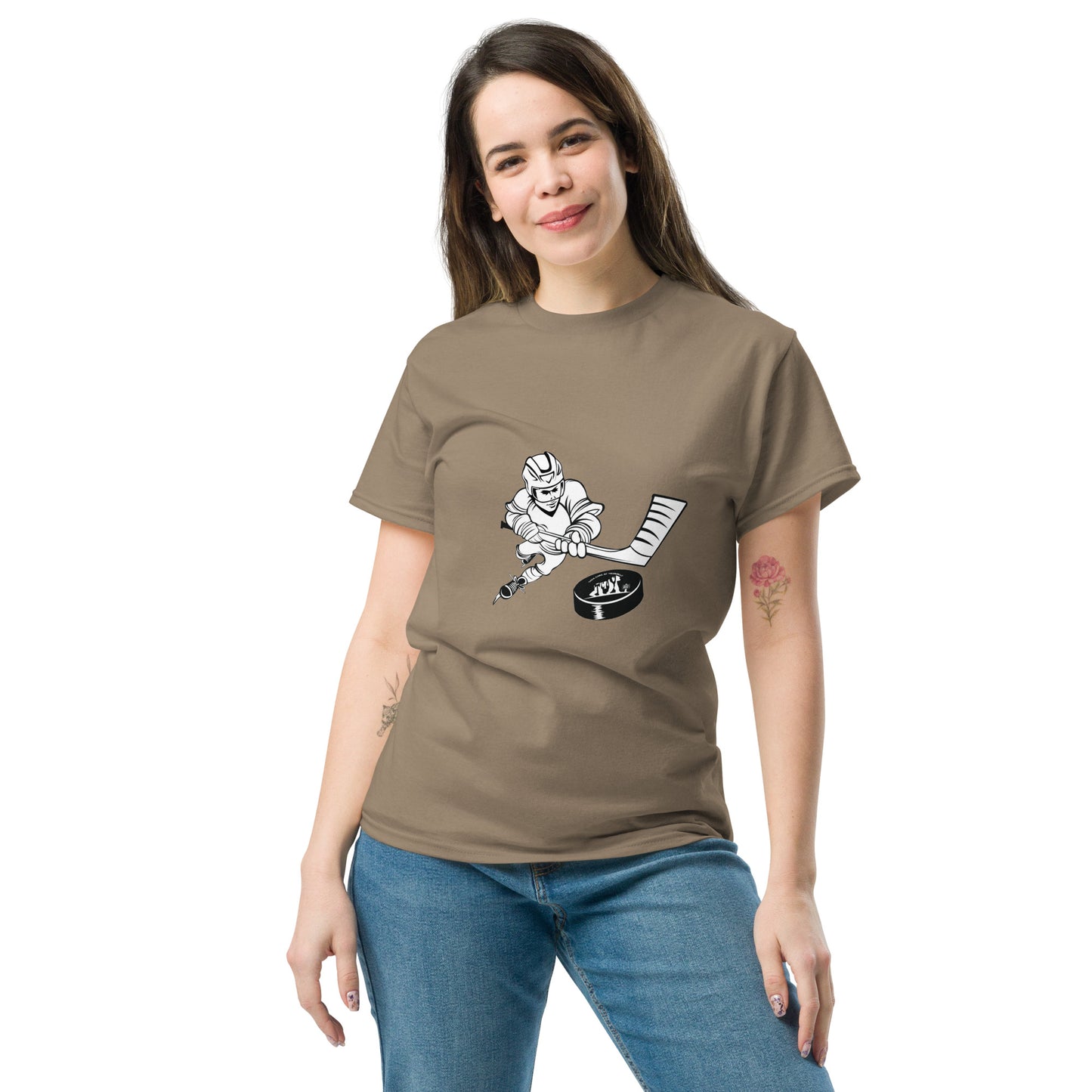 Hockey T-Shirt (Black and White)