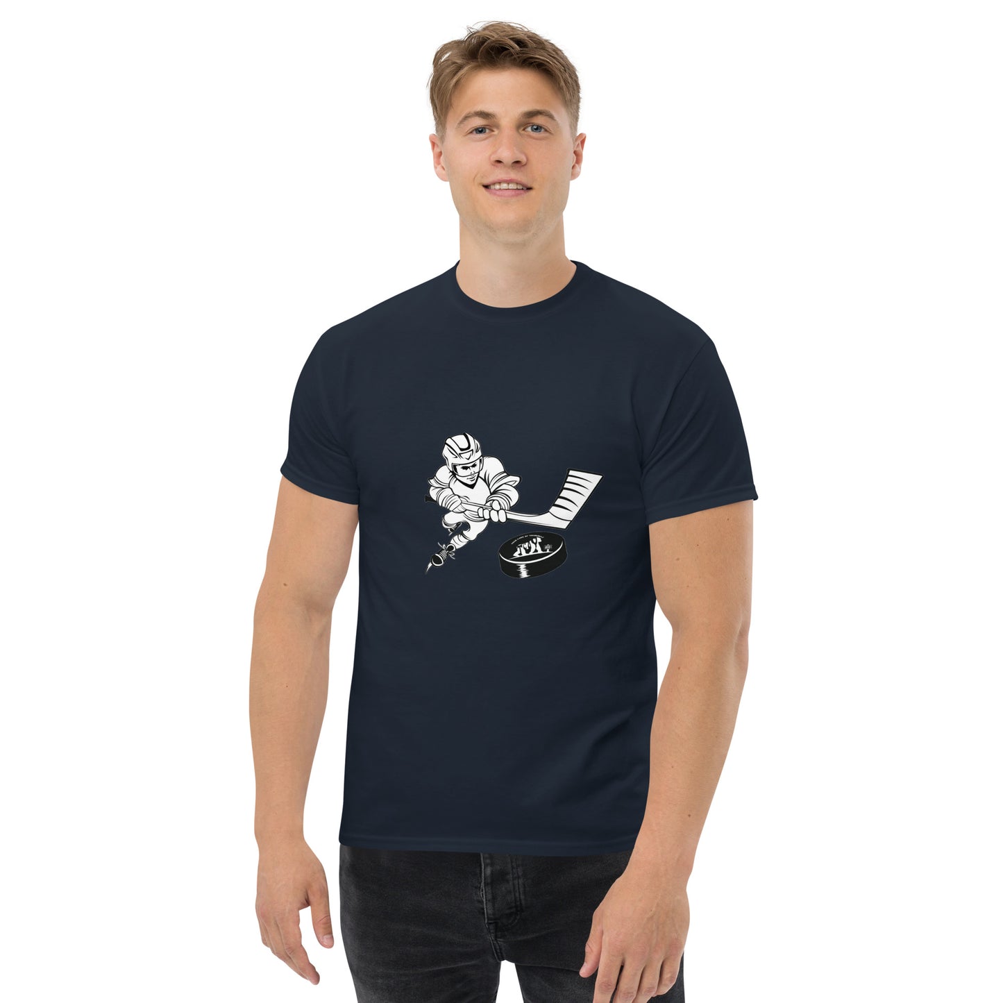 Hockey T-Shirt (Black and White)