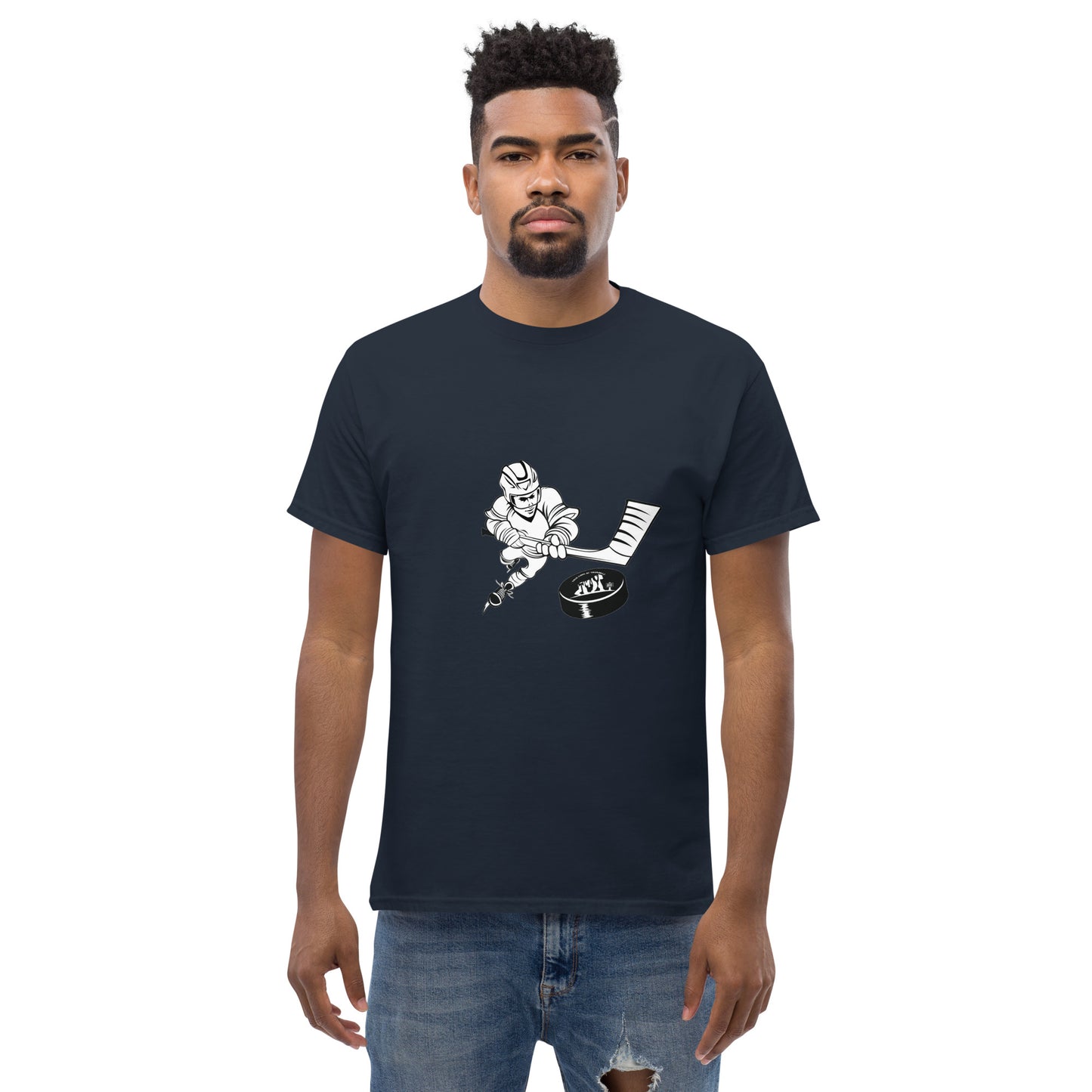 Hockey T-Shirt (Black and White)