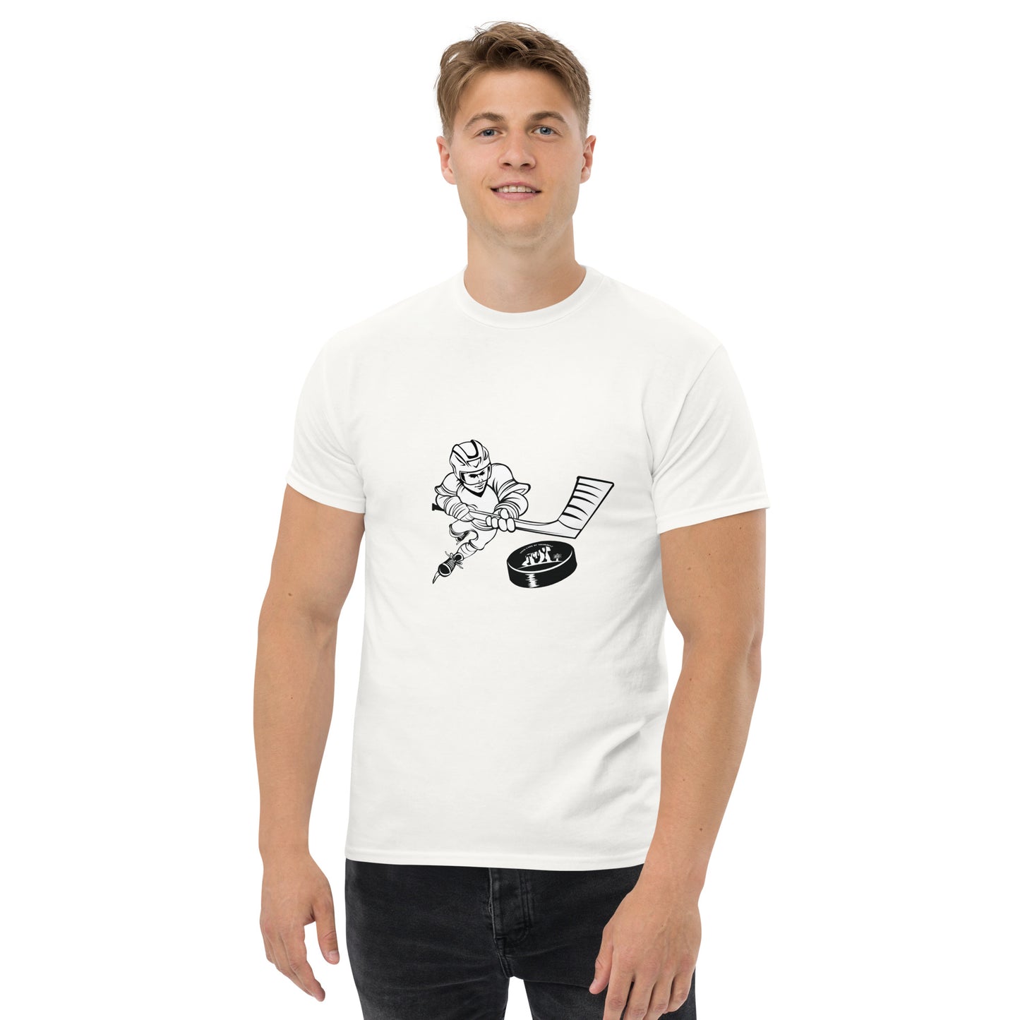 Hockey T-Shirt (Black and White)