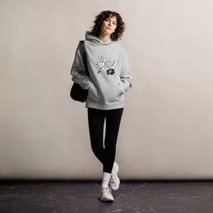 Hockey hoodie (Black and White)