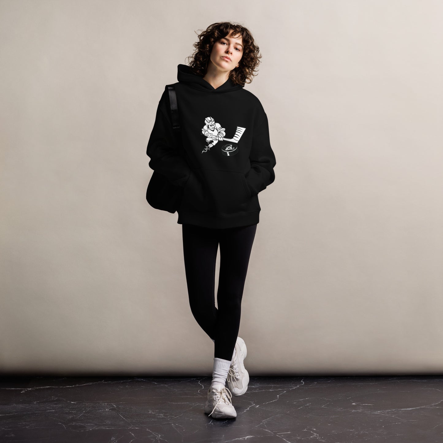 Hockey hoodie (Black and White)