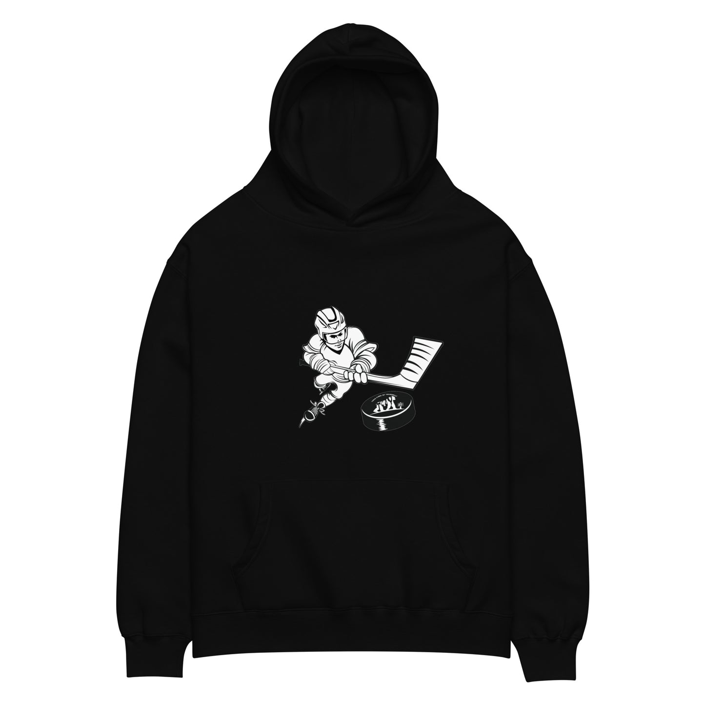Hockey hoodie (Black and White)